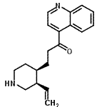 CAS#: 69-24-9, 1-(4-Quinolinyl)-3-[(3R,4R)-3-Vinyl-4-Piperidinyl]-1-Propanone
