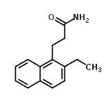 CAS#: 690243-53-9, 3-(2-Ethyl-1-naphthyl)propanamide