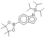 CAS 登录号：690631-97-1， 1-(三异丙基硅烷基)-1H-吲哚-5-硼酸频哪醇酯