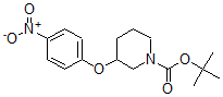 CAS#: 690632-16-7, 3-(4-Nitrophenoxy)-1-Piperidinecarboxylic Acid 1,1-Dimethylethyl Ester