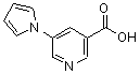 CAS 登录号：690632-31-6， 5-(1H-吡咯-1-基)烟酸