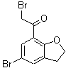 CAS#: 690632-70-3, 2-Bromo-1-(5-bromo-2,3-dihydro-1-benzofuran-7-yl)ethanone