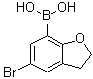 CAS 登录号：690632-72-5， (5-溴-2,3-二氢-1-苯并呋喃-7-基)硼酸