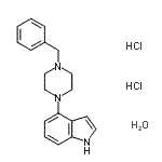 CAS 登录号：690632-86-1， 4-(4-苄基-1-哌嗪基)-1H-吲哚二盐酸盐水合物