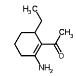 CAS 登录号：690660-95-8， 1-(2-氨基-6-乙基-1-环己烯-1-基)乙酮