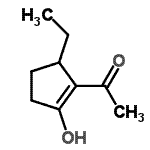CAS#: 690661-01-9, 1-(5-Ethyl-2-hydroxy-1-cyclopenten-1-yl)ethanone