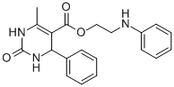 CAS#: 69094-12-8, 1,2,3,4-Tetrahydro-6-Methyl-2-Oxo-4-Phenyl-5-Pyrimidinecarboxylic Acid 2-(Phenylamino)Ethyl Ester