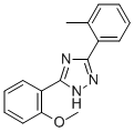 CAS 登录号：69095-75-6， 5-(2-甲氧基苯基)-3-(邻甲苯基)-1H-1,2,4-三唑