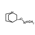 CAS#: 690952-11-5, Formaldehyde O-[(3R)-1-azabicyclo[2.2.2]oct-3-yl]oxime