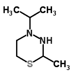 CAS#: 69098-58-4, 4-Isopropyl-2-methyl-1,3,4-thiadiazinane