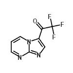 CAS 登录号：691372-19-7， 2,2,2-三氟-1-(咪唑并[1,2-a]嘧啶-3-基)乙酮