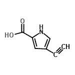CAS#: 69151-83-3, 4-Ethynyl-1H-pyrrole-2-carboxylic acid