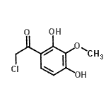CAS#: 69151-93-5, 2-Chloro-1-(2,4-dihydroxy-3-methoxyphenyl)ethanone