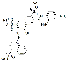 CAS#: 69178-38-7, Trisodium 6-[(2,4-Diaminophenyl)Azo]-4-Hydroxy-3-[(4-Sulphonato-1-Naphthyl)Azo]Naphthalene-2,7-Disulphonate