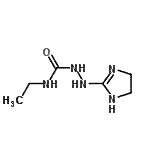CAS 登录号：691839-78-8， 2-(4,5-二氢-1H-咪唑-2-基)-N-乙基氨基甲酰肼