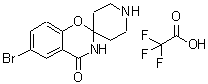 CAS 登录号：691868-46-9， 6-溴螺[1,3-苯并恶嗪-2,4'-哌啶]-4(3H)-酮三氟乙酸盐(1:1)