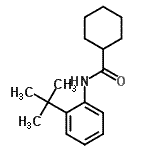CAS#: 692262-22-9, N-[2-(2-Methyl-2-propanyl)phenyl]cyclohexanecarboxamide