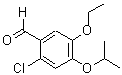 CAS 登录号：692267-55-3， 2-氯-5-乙氧基-4-异丙氧基苯甲醛