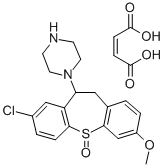 CAS#: 69231-73-8, 1-(8-Chloro-10,11-Dihydro-3-Methoxydibenzo(b,f)Thiepin-10-Yl)-Piperazine S-Oxide (Z)-2-Butenedioate (1:1)