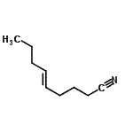 CAS 登录号：6926-22-3， (5E)-5-壬烯腈