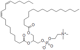 CAS 登录号：6931-84-6， 1-棕榈酰-2-亚麻酰磷脂酰胆碱