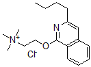 CAS 登录号：69311-91-7， 2-[(3-丁基-1-异喹啉基)氧基]-N,N,N-三甲基乙烷氯化铵