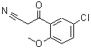 CAS#: 69316-10-5, 3-(5-Chloro-2-methoxyphenyl)-3-oxopropanenitrile