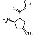 CAS 登录号：693217-14-0， (1R,2S)-2-氨基-N-甲基-4-亚甲基环戊烷甲酰胺