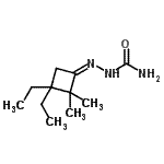 CAS#: 693225-07-9, (2Z)-2-(3,3-Diethyl-2,2-dimethylcyclobutylidene)hydrazinecarboxamide
