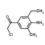 CAS 登录号：693288-44-7， 1-(4-氨基-3-乙基-5-甲基苯基)-2-氯乙酮