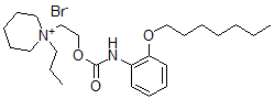 CAS#: 69336-54-5, 2-(1-Propyl-3,4,5,6-Tetrahydro-2H-Pyridin-1-Yl)Ethyl N-(2-Heptoxyphenyl)Carbamate Bromide