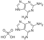 CAS 登录号：69369-16-0， 2,6-二氨基嘌呤硫酸盐单水合物