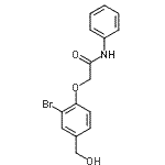 CAS#: 693812-22-5, 2-[2-Bromo-4-(hydroxymethyl)phenoxy]-N-phenylacetamide