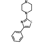CAS 登录号：69389-14-6， 1-(4-苯基-1,3-噻唑-2-基)哌嗪