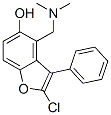 CAS 登录号：69405-60-3， 2-氯-4-(二甲基氨基甲基)-3-苯基苯并呋喃-5-醇