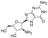 CAS 登录号:69427-81-2, 2-氨基-2-脱氧-beta-阿拉伯呋喃糖基鸟嘌呤