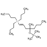 CAS#: 69442-81-5, Trimethyl{[(1E)-4-methyl-1-(tributylstannyl)-1-octen-4-yl]oxy}silane