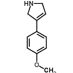 CAS 登录号：694434-08-7， 3-(4-甲氧基苯基)-2,5-二氢-1H-吡咯