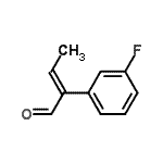 CAS 登录号：694513-40-1， (2E)-2-(3-氟苯基)-2-丁烯醛