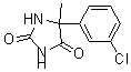 CAS 登录号：6946-01-6， 5-(3-氯苯基)-5-甲基-2,4-咪唑烷二酮