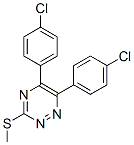 CAS 登录号：69466-88-2， 5,6-二(4-氯苯基)-3-甲硫基-1,2,4-三嗪