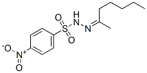 CAS 登录号：6949-52-6， N-(庚烷-2-亚基氨基)-4-硝基-苯磺酰胺