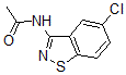 CAS 登录号：69504-37-6， N-(5-氯-1,2-苯并异噻唑-3-基)乙酰胺