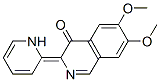 CAS 登录号：69504-74-1， (3E)-6,7-二甲氧基-3-(1H-吡啶-2-亚基)异喹啉-4-酮