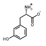 CAS 登录号：695149-42-9， (2S)-2-铵基-3-(3-羟基苯基)丙酸酯