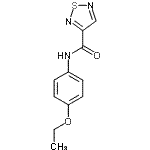 CAS 登录号：695176-66-0， N-(4-乙氧基苯基)-1,2,5-噻二唑-3-甲酰胺