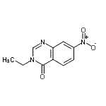 CAS 登录号：695199-01-0， 3-乙基-7-硝基-4(3H)-喹唑啉酮