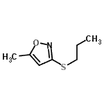 CAS 登录号：69528-71-8， 5-甲基-3-(丙基硫基)-1,2-恶唑