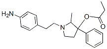 CAS#: 69552-00-7, 1-(4-Aminophenethyl)-2-Methyl-3-Phenylpyrrolidin-3-Ol Propionate