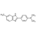 CAS 登录号：69570-95-2， N,N-二甲基-4-(6-甲基-1H-苯并咪唑-2-基)苯胺